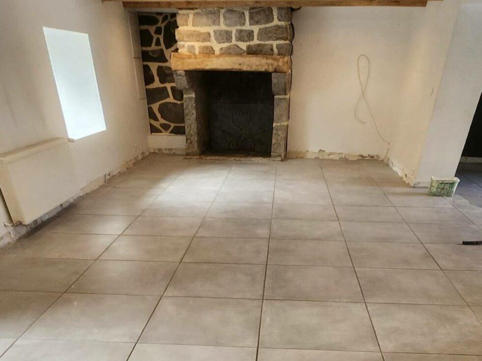 carrelage intérieur : avant travaux