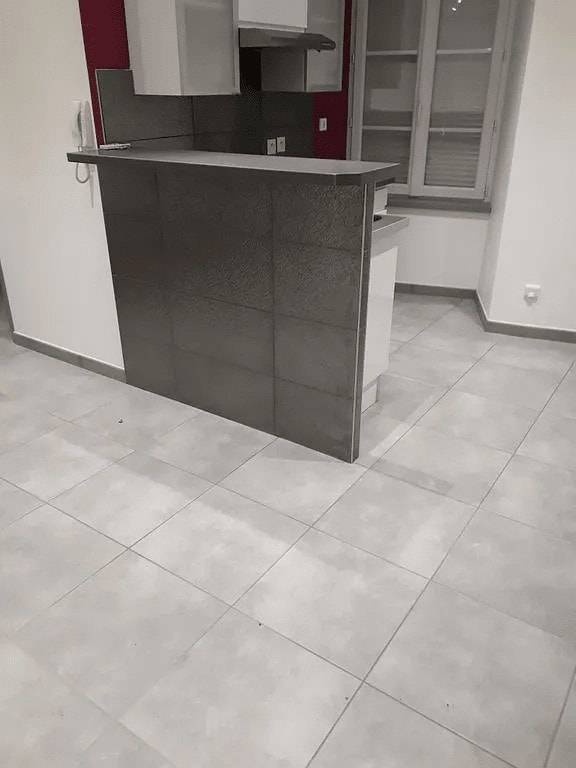 carrelage intérieur : bar de cuisine